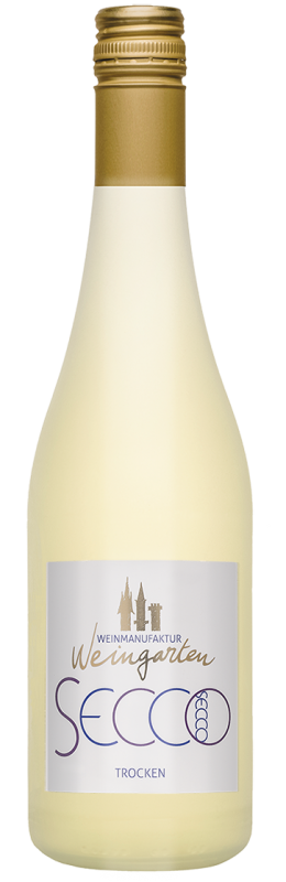 Weinmanufaktur Weingarten Secco Weiß Perlwein mit zugesetzter Kohlensäure