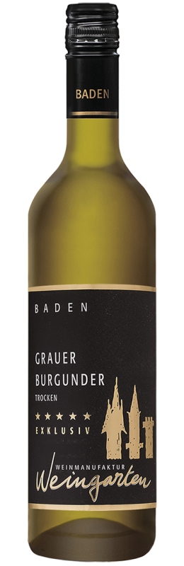 Weinmanufaktur Weingarten Grauer Burgunder Exklusiv Baden Qw trocken